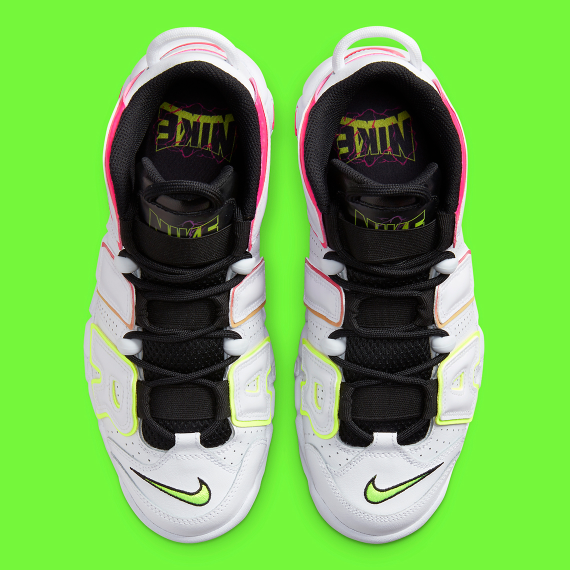 Nike Air More Uptempo White/Volt: Sự kết hợp táo bạo của màu trắng và volt - 7