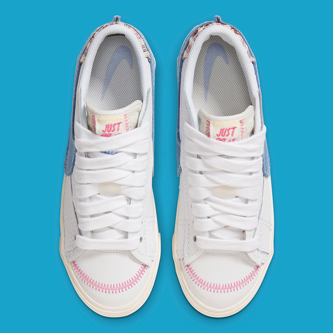 Nike Blazer Low Jumbo phiên bản mới với chi tiết denim và boucle - 4