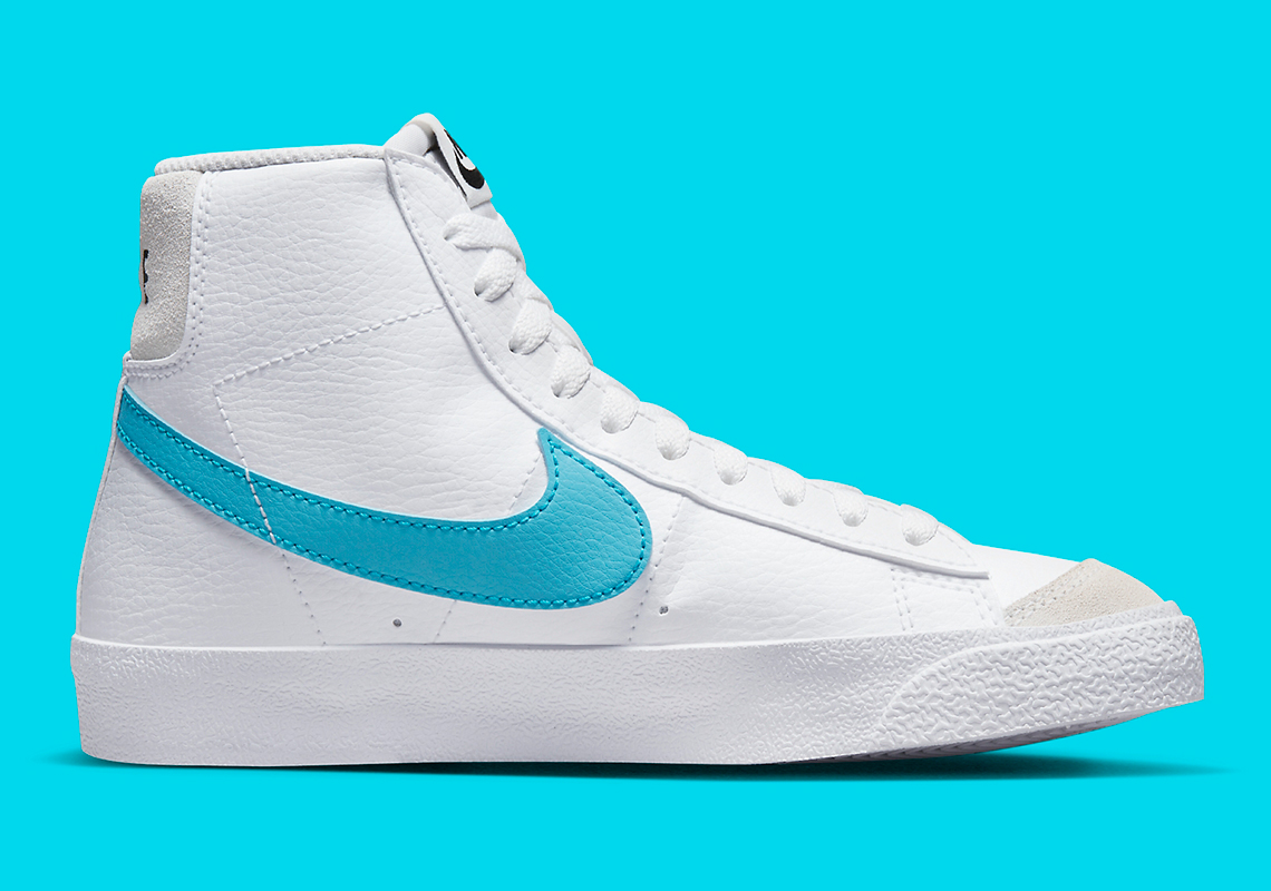 Nike Blazer Mid '77 Cut-Out Aqua - Thiết kế màu sắc trẻ trung cho mùa xuân hè - 4