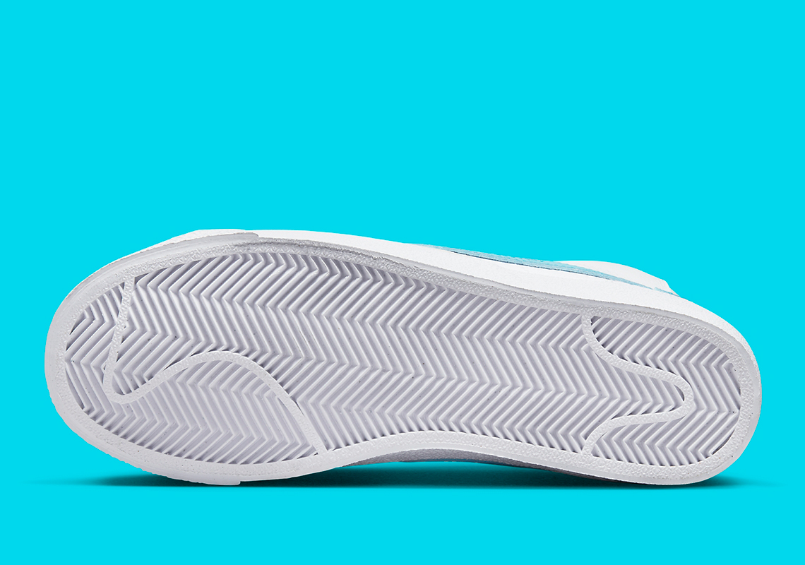 Nike Blazer Mid '77 Cut-Out Aqua - Thiết kế màu sắc trẻ trung cho mùa xuân hè - 6