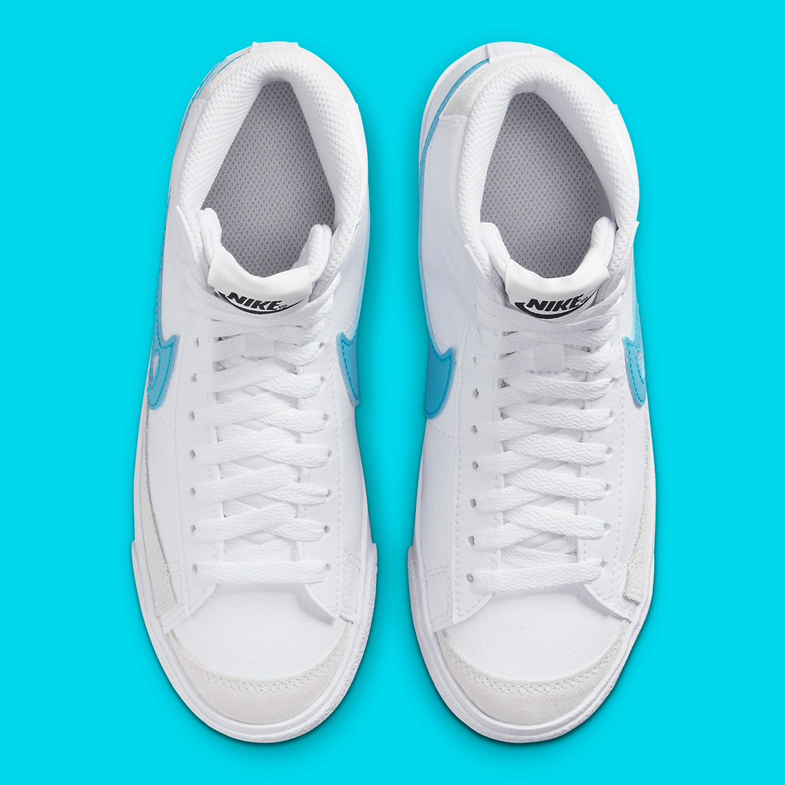 Nike Blazer Mid '77 Cut-Out Aqua - Thiết kế màu sắc trẻ trung cho mùa xuân hè - 7
