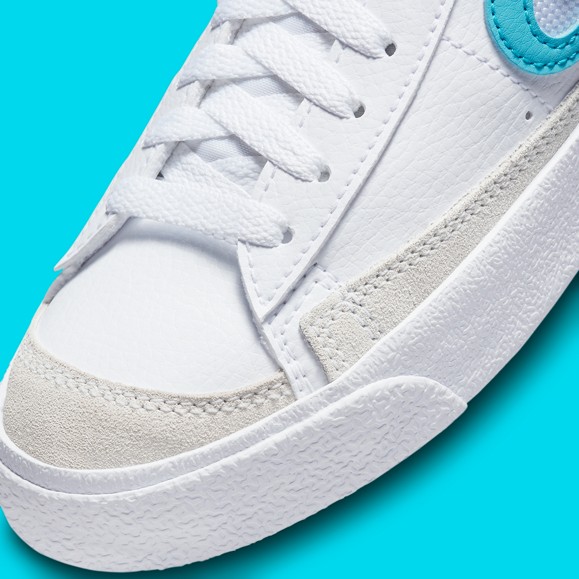 Nike Blazer Mid '77 Cut-Out Aqua - Thiết kế màu sắc trẻ trung cho mùa xuân hè - 9