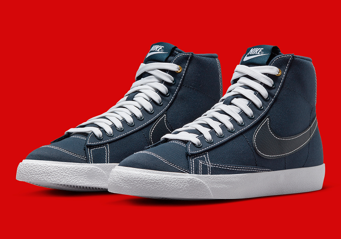 Nike Blazer Mid '77 Denim này gợi nhớ đến một bản phát hành năm 2002 - 3