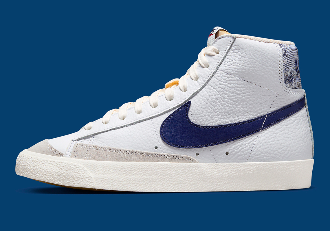 Nike Blazer Mid '77 Lấy Cảm Hứng Từ Họa Tiết Trừu Tượng Màu Navy Quen Thuộc - 2