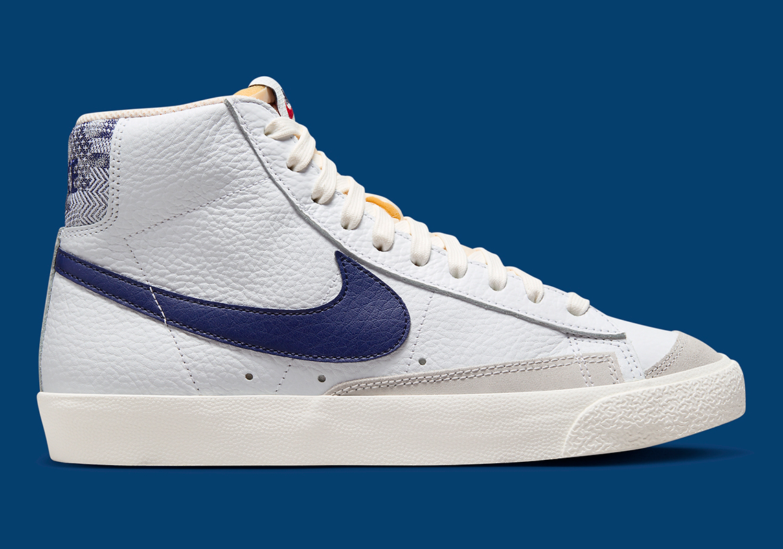 Nike Blazer Mid '77 Lấy Cảm Hứng Từ Họa Tiết Trừu Tượng Màu Navy Quen Thuộc - 3