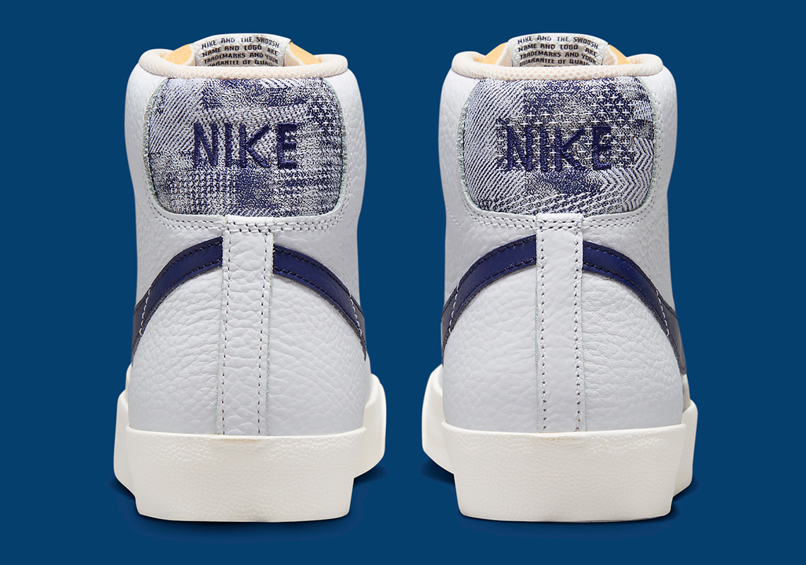 Nike Blazer Mid '77 Lấy Cảm Hứng Từ Họa Tiết Trừu Tượng Màu Navy Quen Thuộc - 4