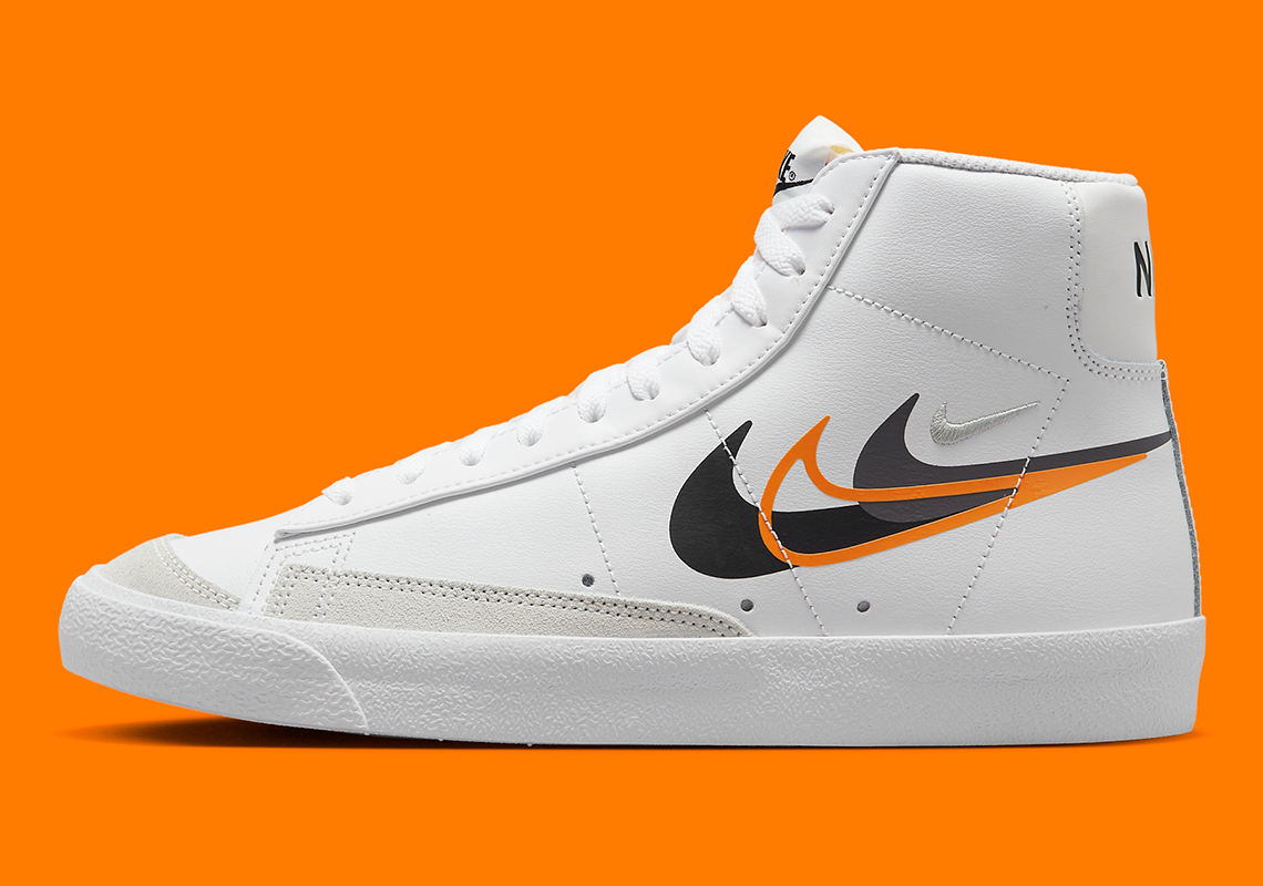 Nike Blazer Mid '77: Tích hợp nhiều swoosh trên thiết kế mới - 1