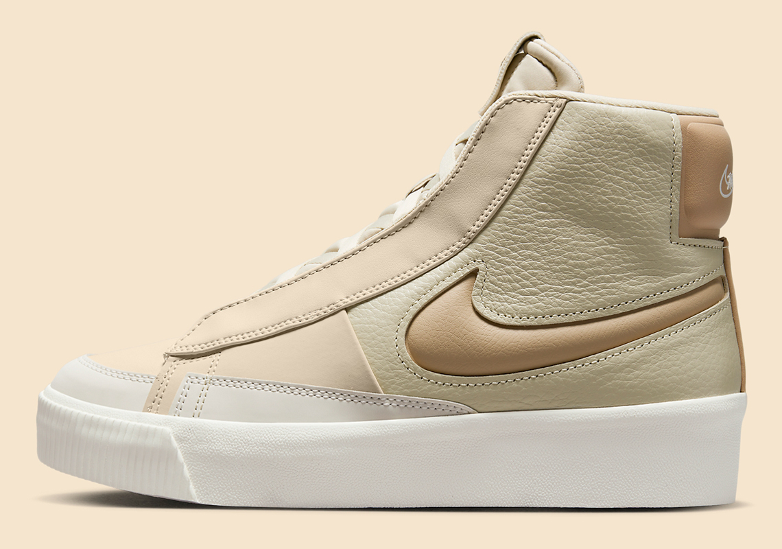 Nike Blazer Mid Victory có nhiều sắc thái khác nhau của màu rám nắng - 1