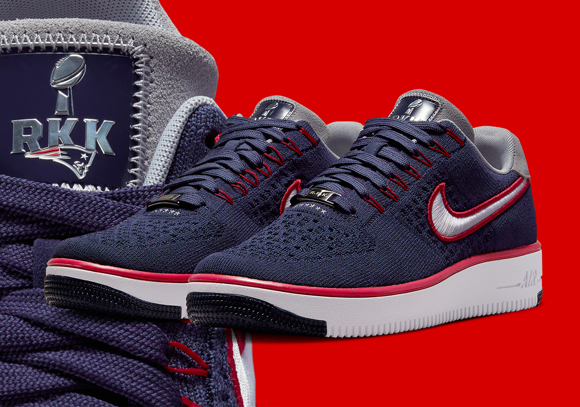 Nike chế tạo một Air Force 1 Flyknit khác cho New England Patriots