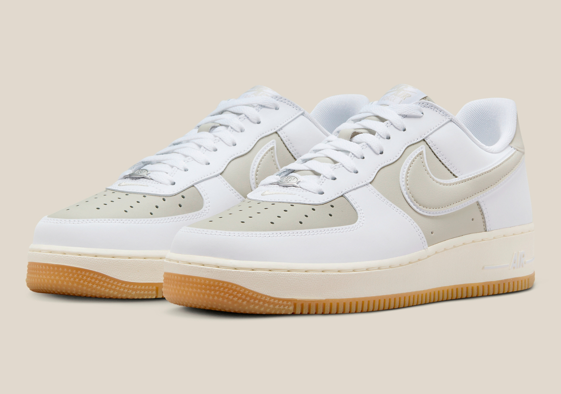 Nike chuẩn bị cho mùa hè với mẫu giày Air Force 1 Low White/Sail/Gum - 1