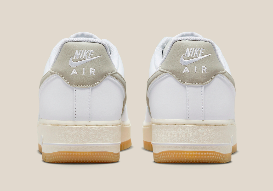 Nike chuẩn bị cho mùa hè với mẫu giày Air Force 1 Low White/Sail/Gum - 5