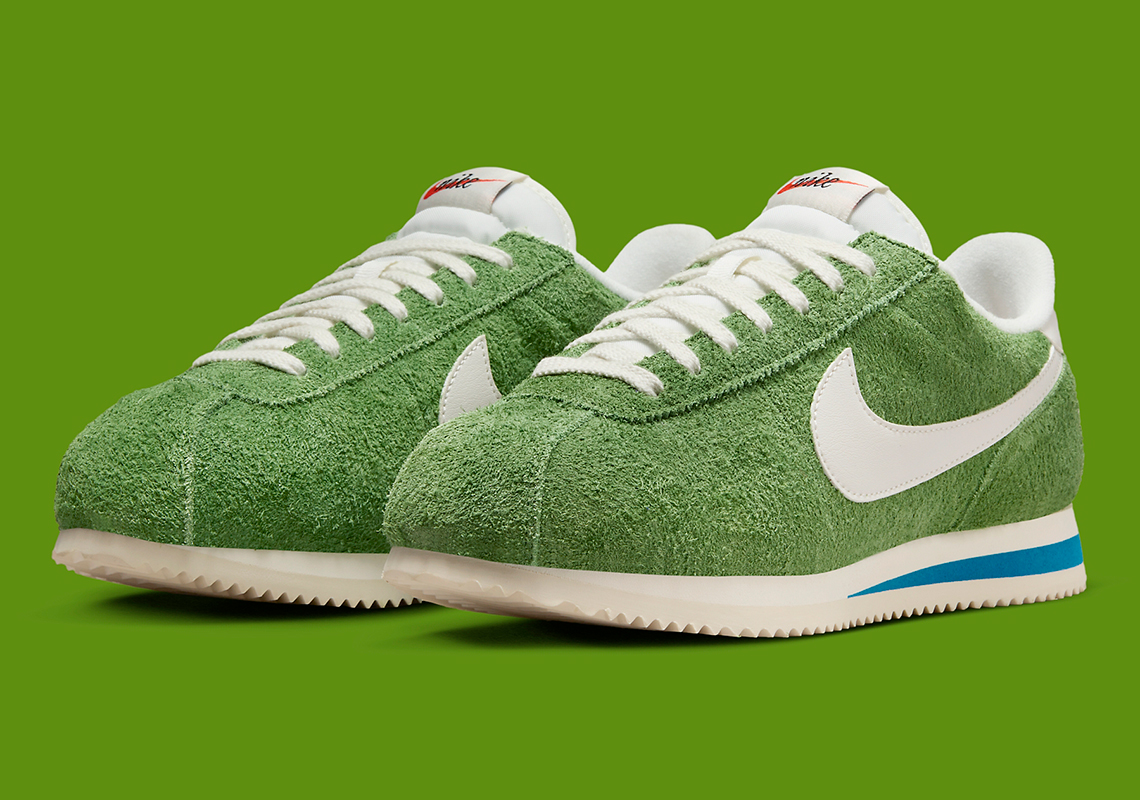 Nike Cortez Green Suede - Sự Kết Hợp Mới Mẻ của Màu Xanh Lúa Mạch - 1