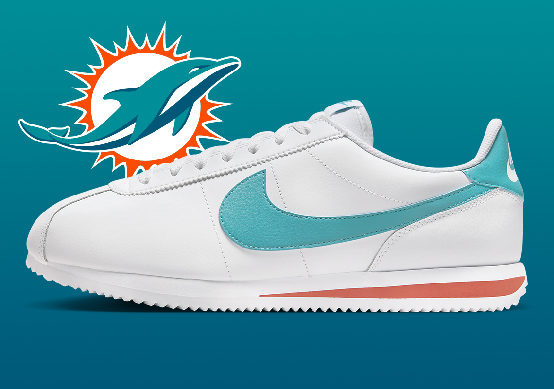 Nike Cortez 'Miami Dolphins': Bộ Sưu Tập Mùa Xuân 2024 Sắp Ra Mắt! - 1