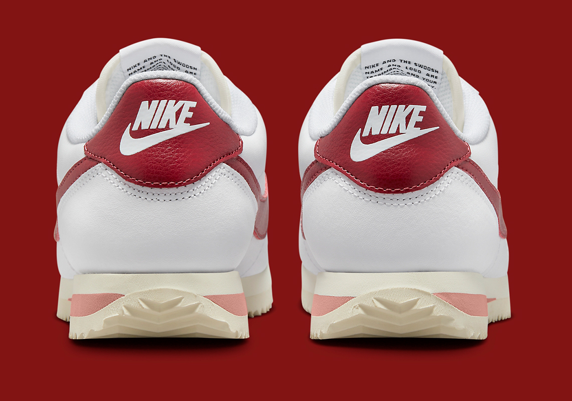 Nike Cortez White/Red Stardust: Cổ điển với gam màu tươi sáng - 5