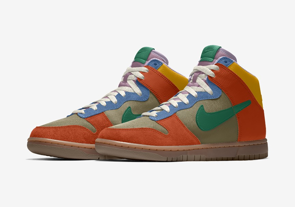 Nike Dunk High By You - Tự Tạo Mẫu Giày Độc Đáo Với Nhiều Tùy Chọn Màu Sắc - 4