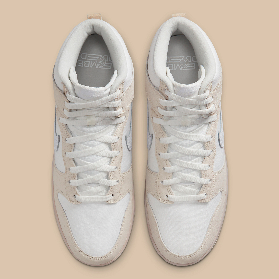 Nike Dunk High EMB với chất liệu da lộn - 4