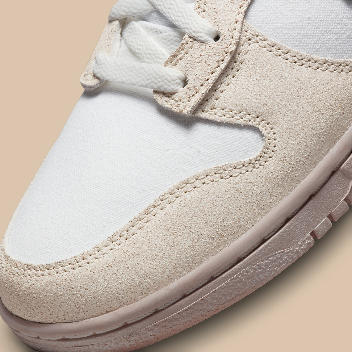 Nike Dunk High EMB với chất liệu da lộn - 7