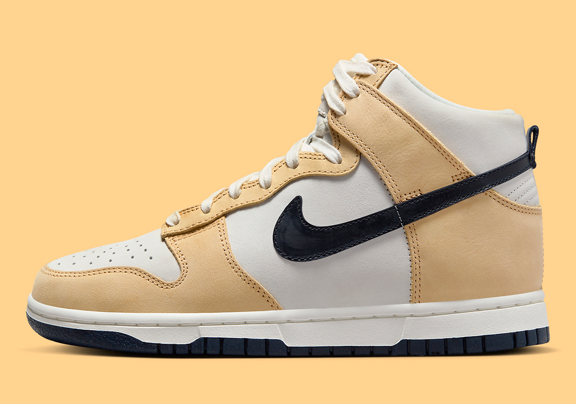 Nike Dunk High 'Gold Suede': Sự Kết Hợp Hoàn Hảo Cho Mùa Thu - 2