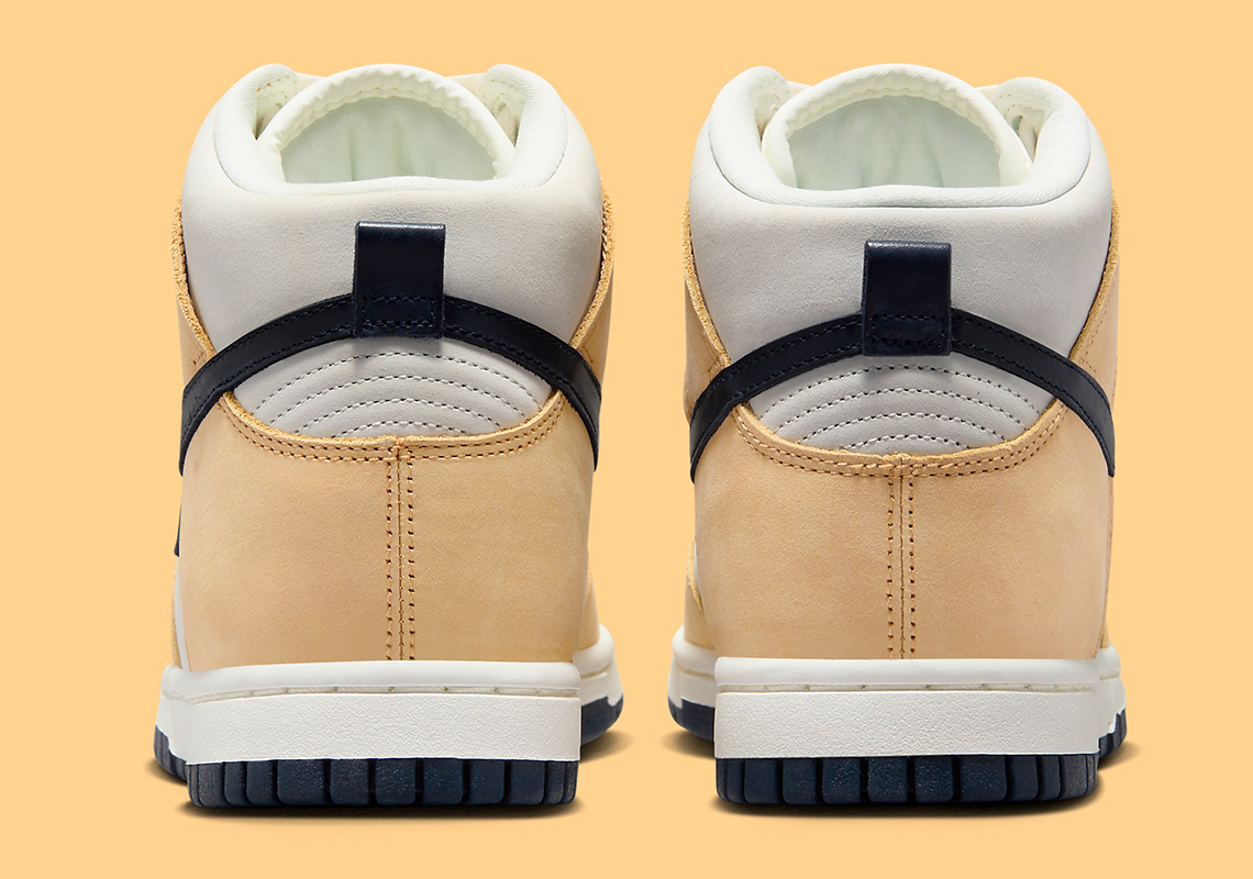 Nike Dunk High 'Gold Suede': Sự Kết Hợp Hoàn Hảo Cho Mùa Thu - 5
