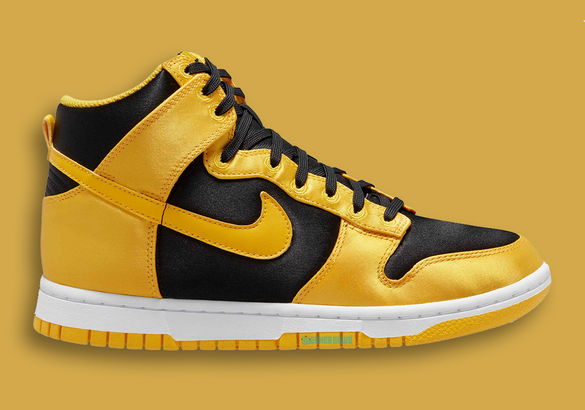 Nike Dunk High Satin Goldenrod: Sắp ra mắt phiên bản độc quyền cho nữ - 1