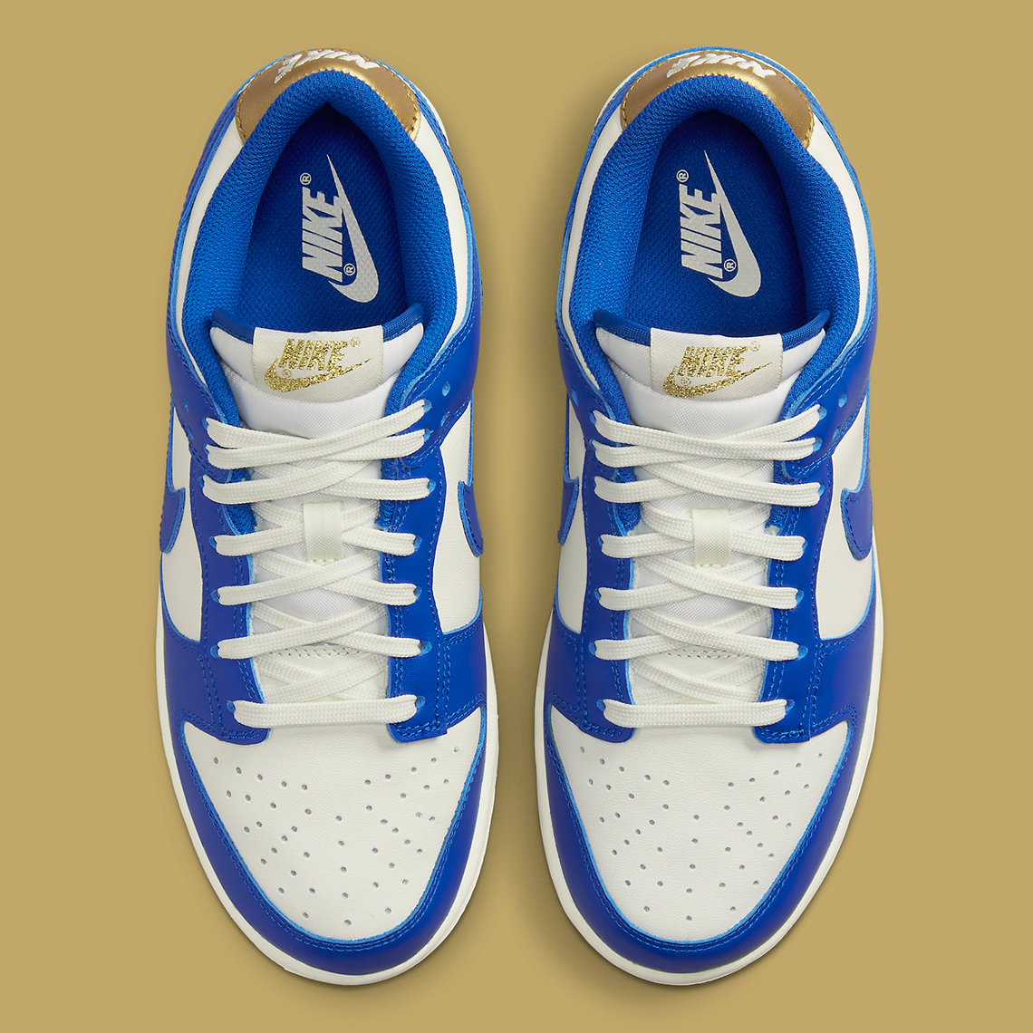 Nike Dunk Low Blue Gold này phù hợp với logo cổ điển của Kansas City Royals - 5