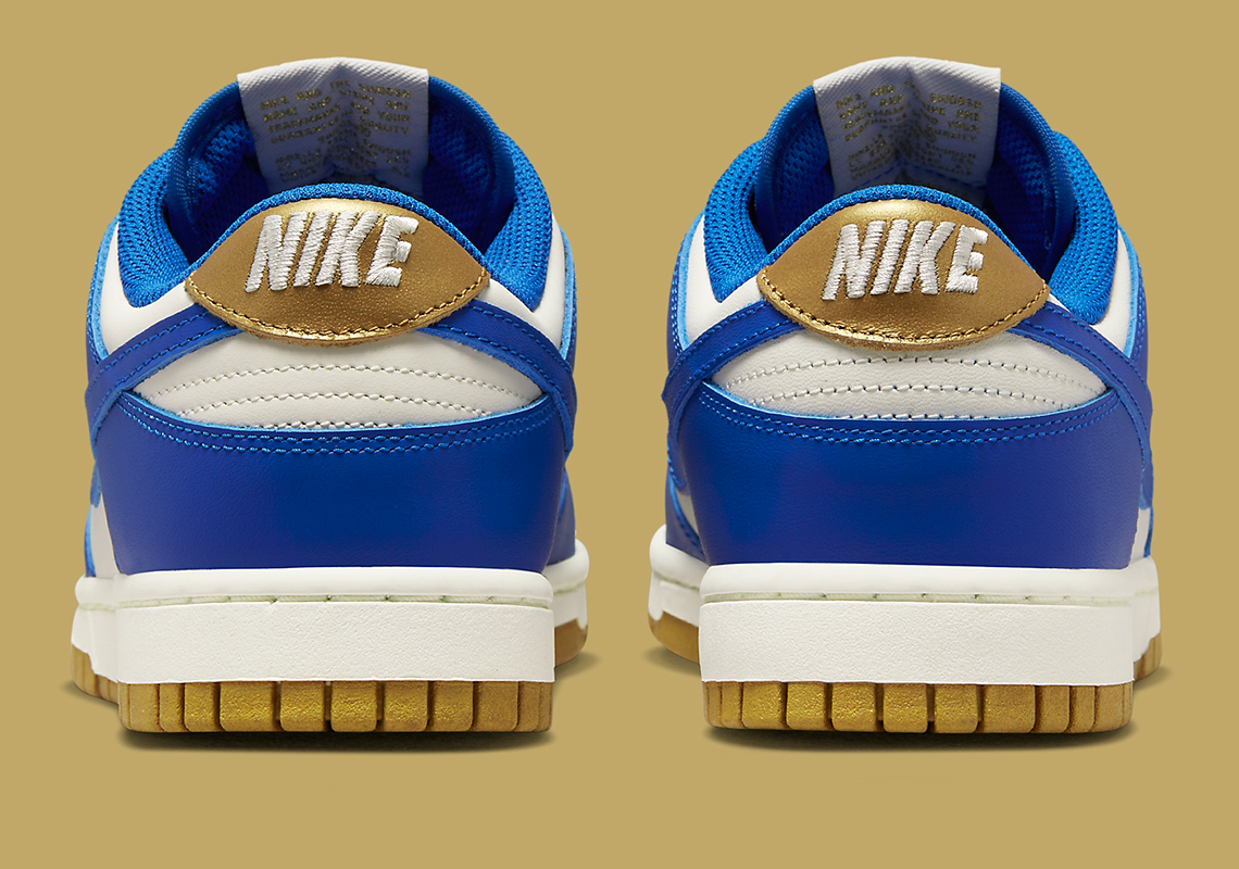 Nike Dunk Low Blue Gold này phù hợp với logo cổ điển của Kansas City Royals - 6