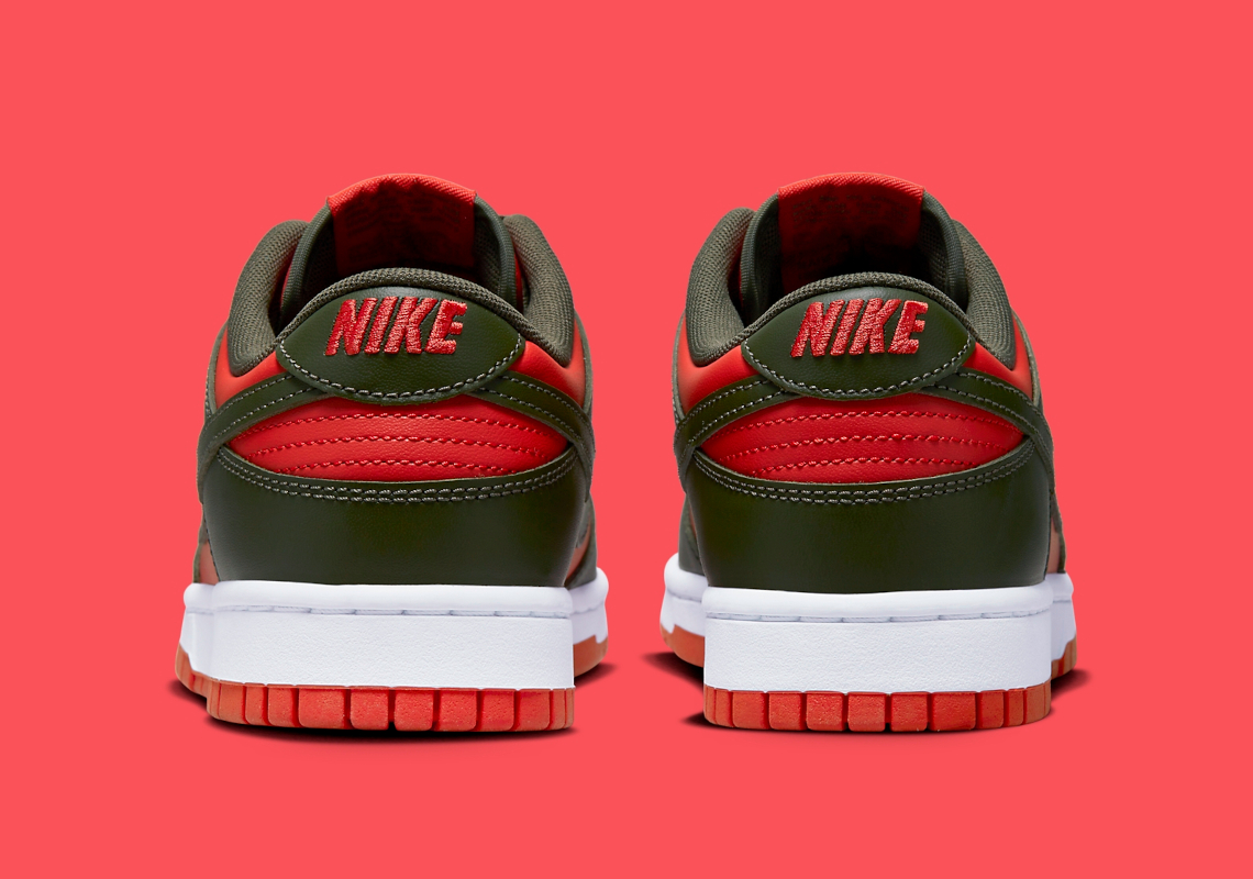 Nike Dunk Low 'Cargo Khaki' & 'Mystic Red': Bùng nổ màu sắc mùa thu, chờ đón ngày ra mắt! - 5