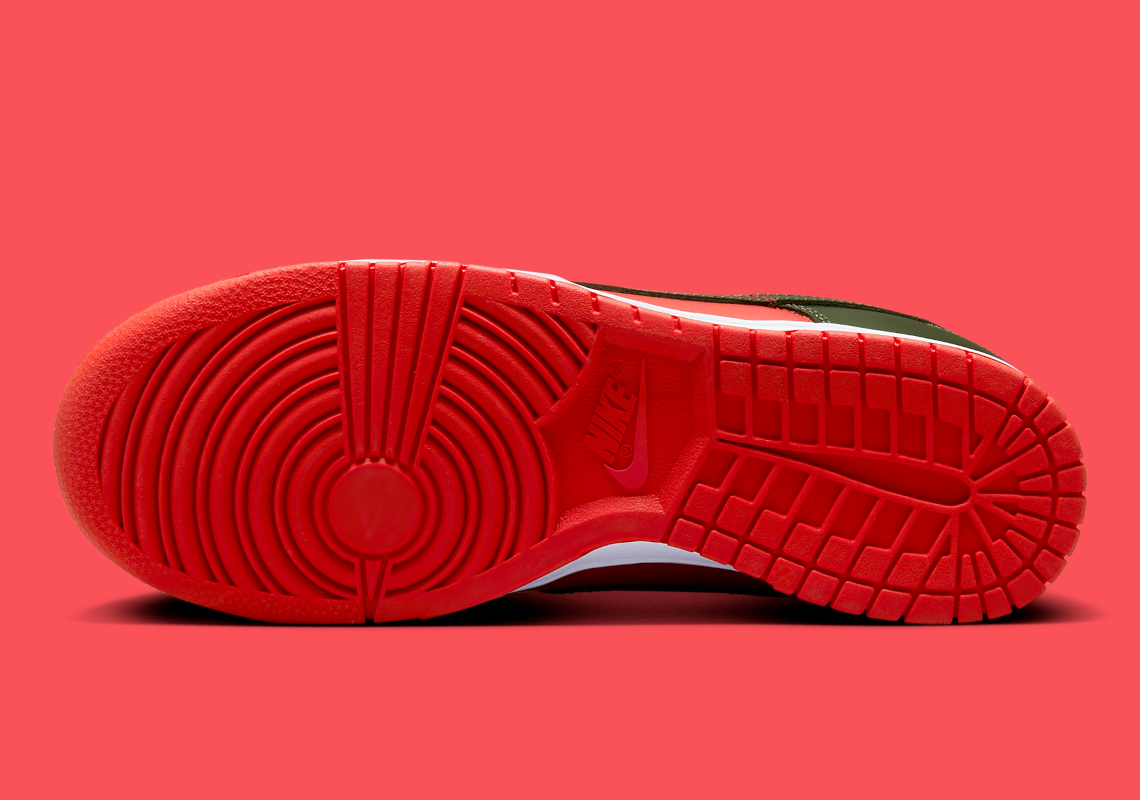 Nike Dunk Low 'Cargo Khaki' & 'Mystic Red': Bùng nổ màu sắc mùa thu, chờ đón ngày ra mắt! - 6