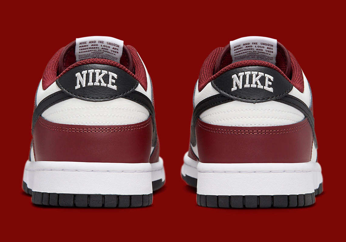 Nike Dunk Low 'Dark Team Red': Sự Kết Hợp Màu Sắc Táo Bạo - 4