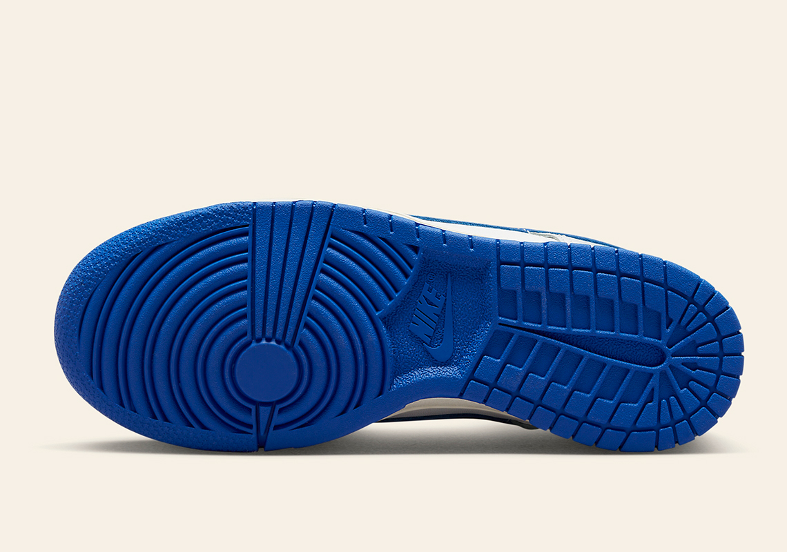 Nike Dunk Low GS Ra Mắt Màu Trắng Xanh Lá Cây Cho Trẻ Em - 6