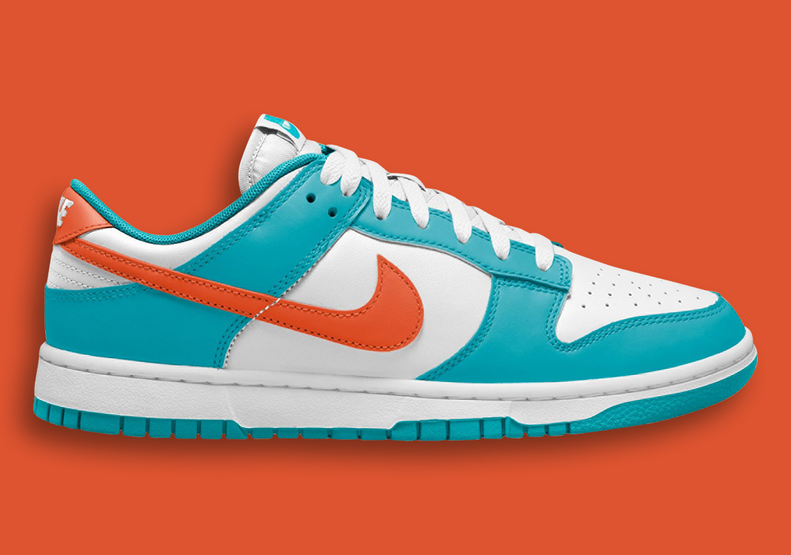 Nike Dunk Low 'Miami Dolphins': Màu Sắc Sôi Động Cho Người Hâm Mộ Thể Thao - 2