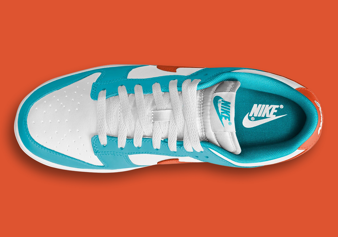 Nike Dunk Low 'Miami Dolphins': Màu Sắc Sôi Động Cho Người Hâm Mộ Thể Thao - 4
