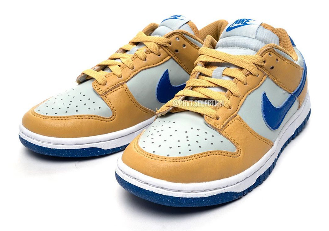 Nike Dunk Low Next Nature Dazzles với màu University Gold và Royal - 2