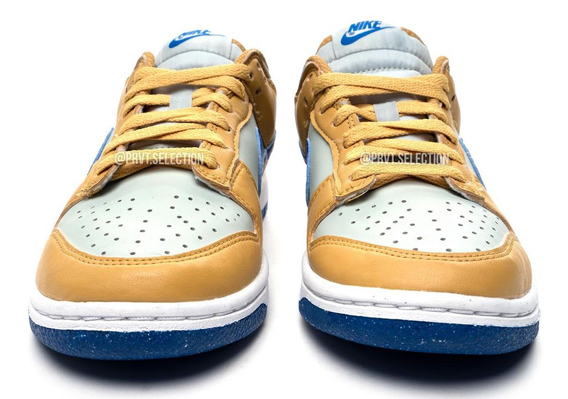 Nike Dunk Low Next Nature Dazzles với màu University Gold và Royal - 3