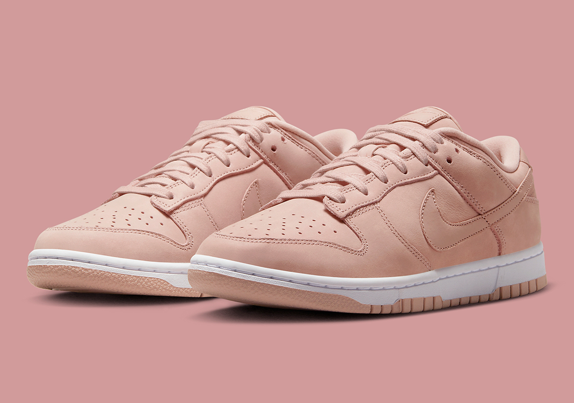 Nike Dunk Low PRM Pink Suede: Bộ sưu tập mùa xuân mới - 1