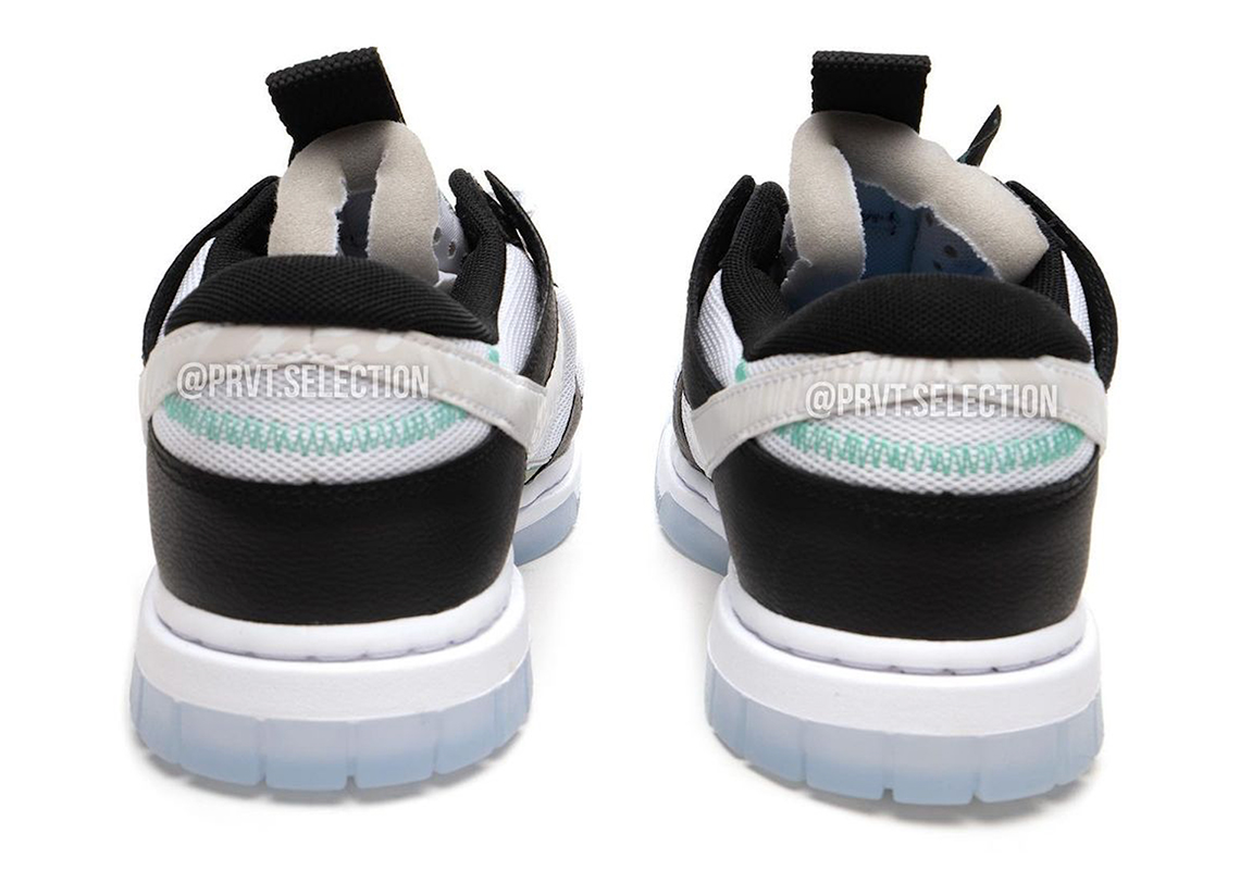 Nike Dunk Low Remastered ra mắt họa tiết gấu trúc có điểm nhấn là màu ngọc lam - 6