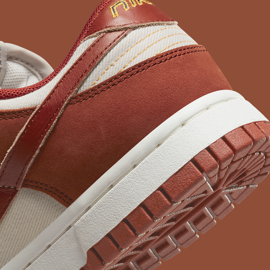Nike Dunk Low Rugged Orange - Thương hiệu đang thử nghiệm branding mới? - 7