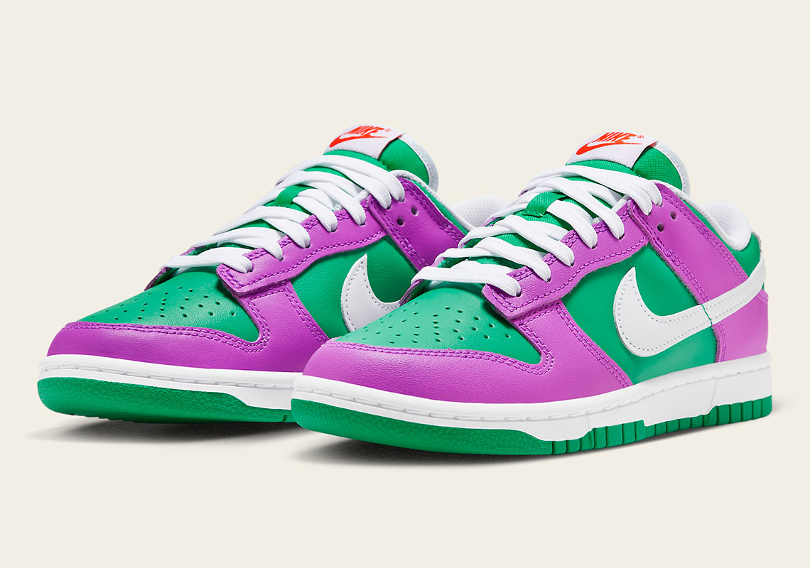 Nike Dunk Low 'Stadium Green/Fuchsia': Màu sắc táo bạo - 1