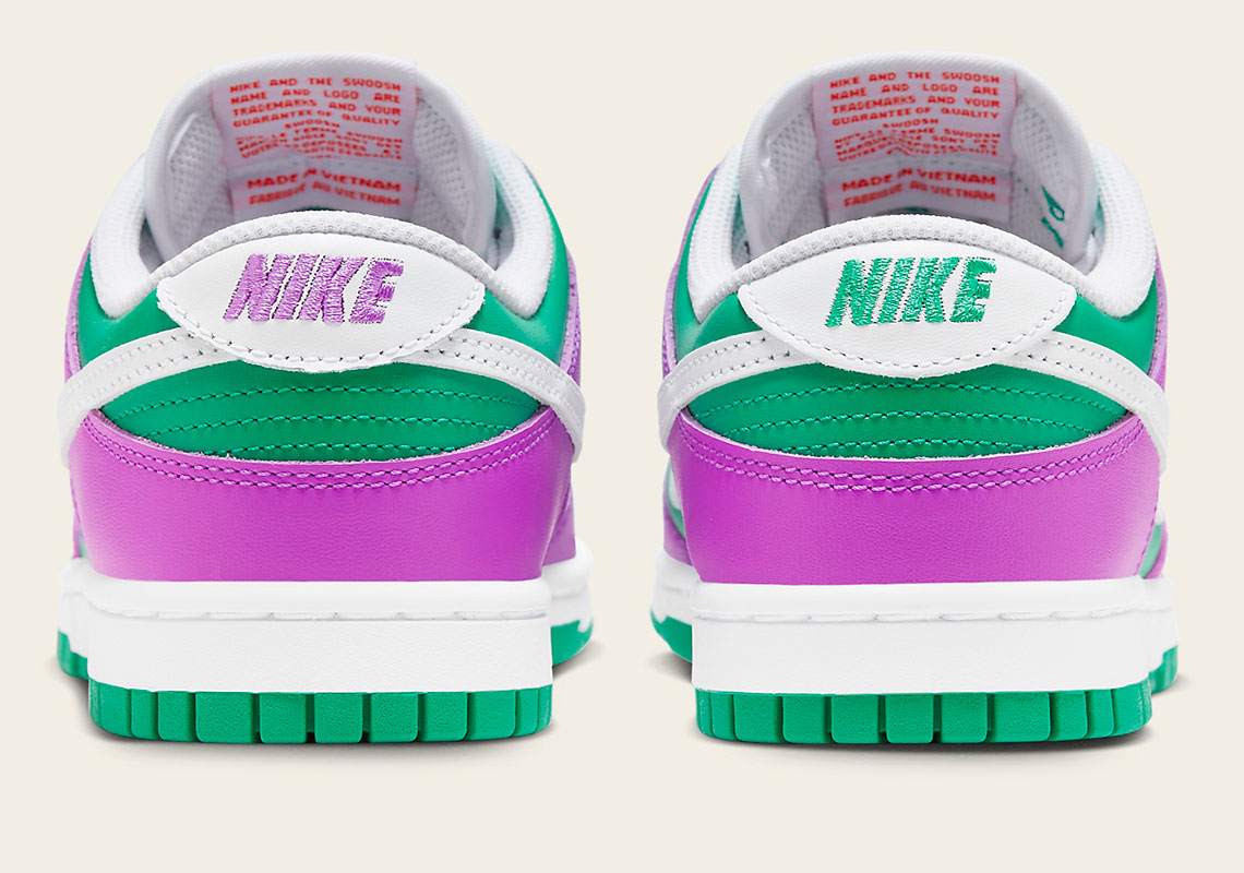 Nike Dunk Low 'Stadium Green/Fuchsia': Màu sắc táo bạo - 5