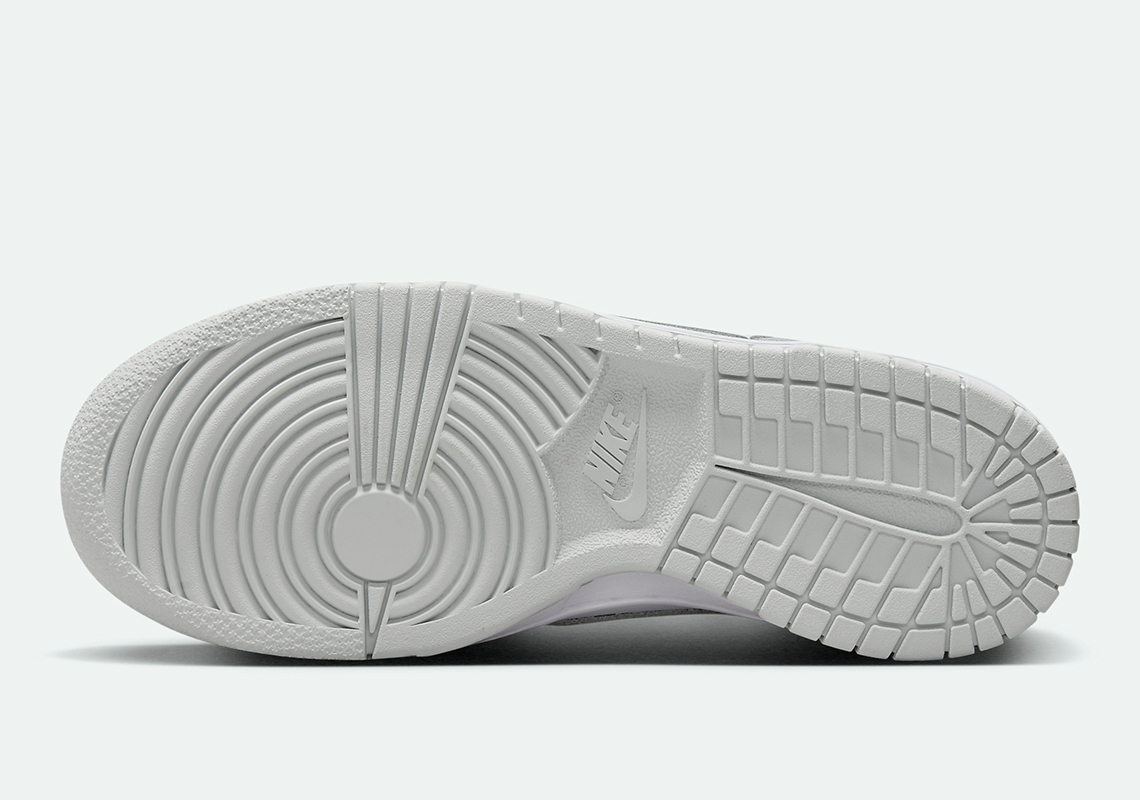 Nike Dunk Low trắng xám nhạt cho trẻ em: phong cách đơn giản và trang nhã - 6