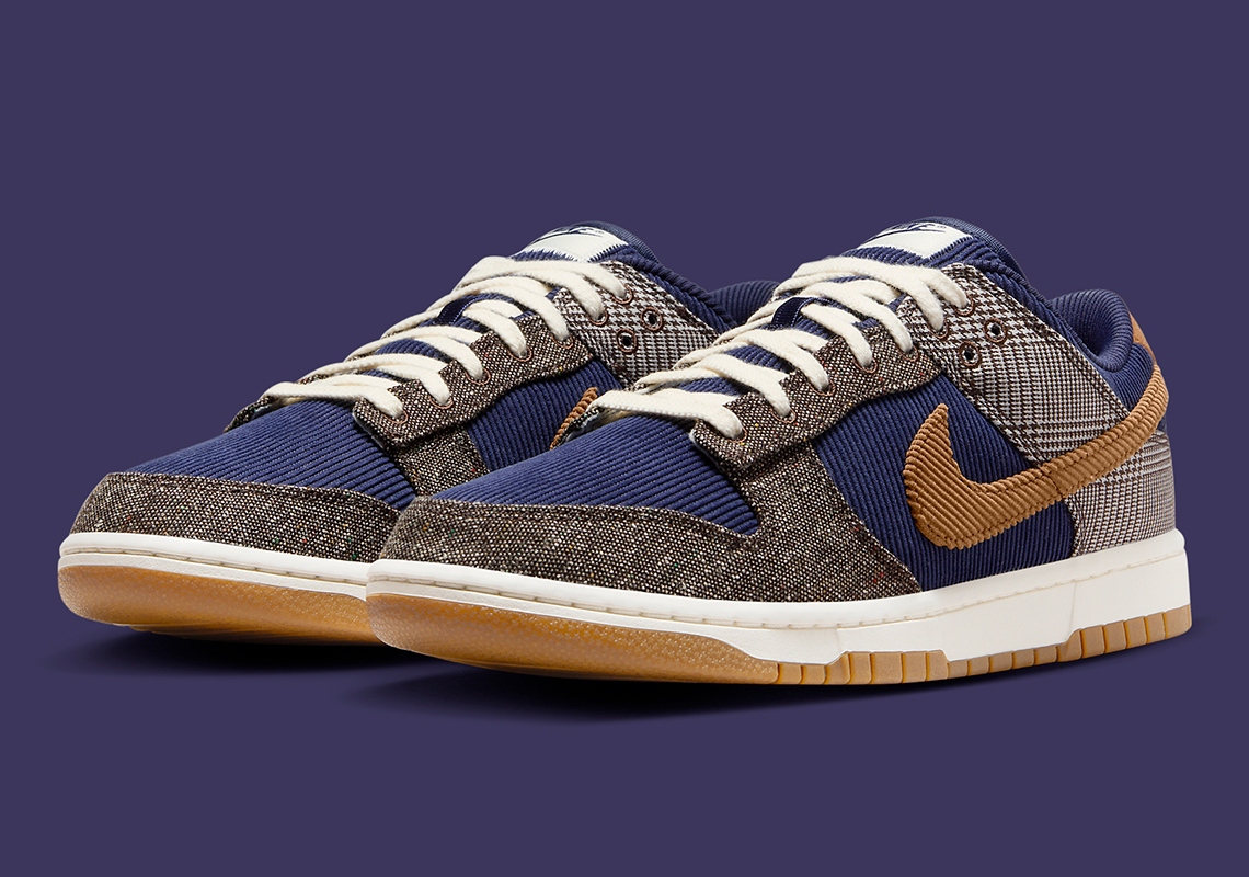 Nike Dunk Low Tweed và Corduroy: Sự Kết Hợp Thời Trang Mới Cho Mùa Thu/Đông - 1