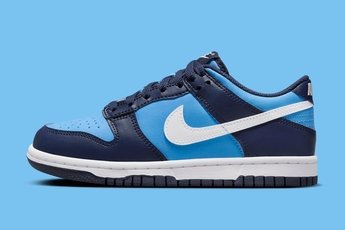 Nike Dunk Low UNC 2024: Sự Kết Hợp Độc Đáo của Màu Xanh Nhẹ và Navy - 9