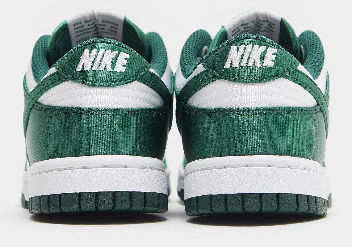 Nike Dunk Low Varsity Green Satin: Tái phát hành phiên bản sang trọng - 4
