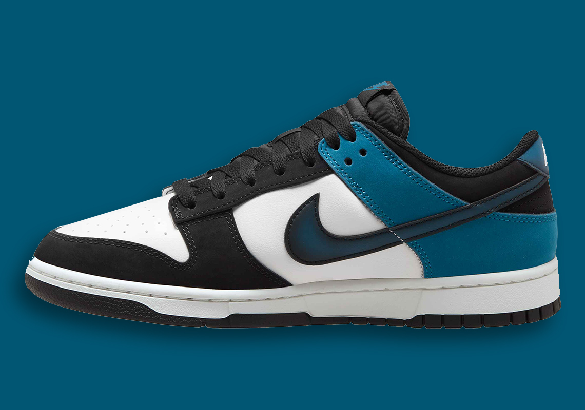 Nike Dunk Low với điểm nhấn của Logo Burnished Teal Swoosh - 2