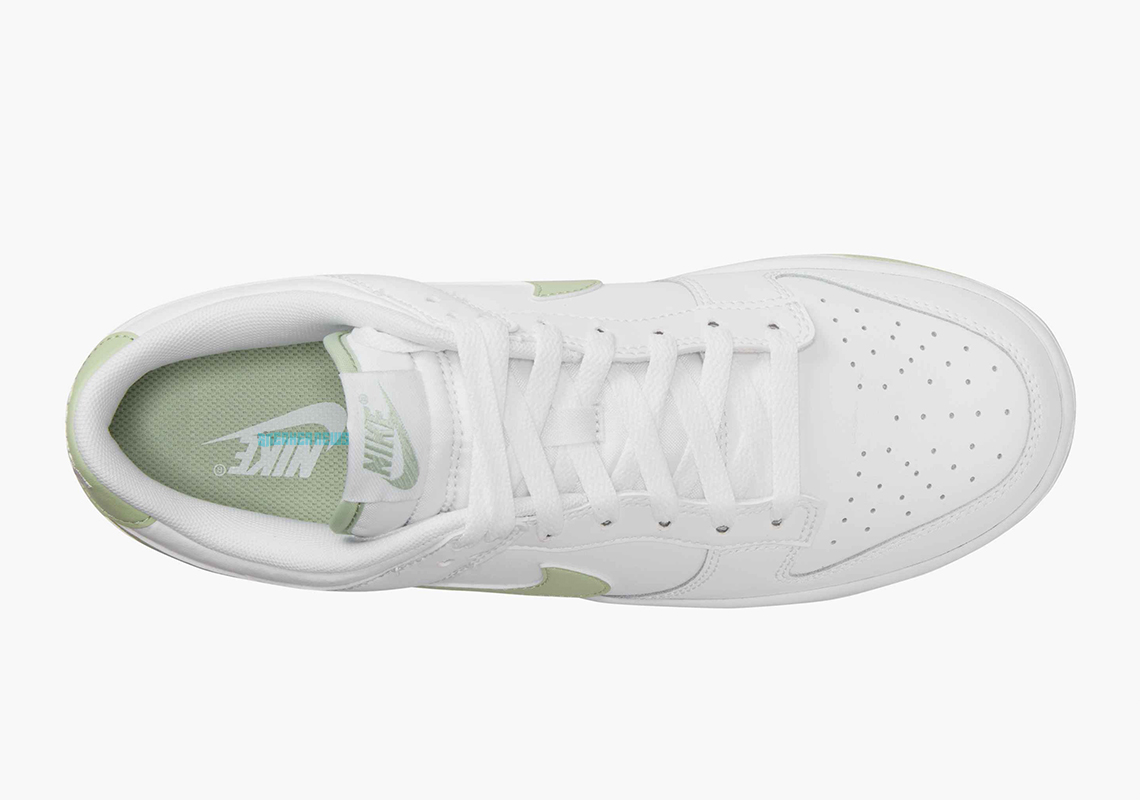 Nike Dunk Low White/Mica Green - Sự trở lại thú vị cho mùa xuân - 3