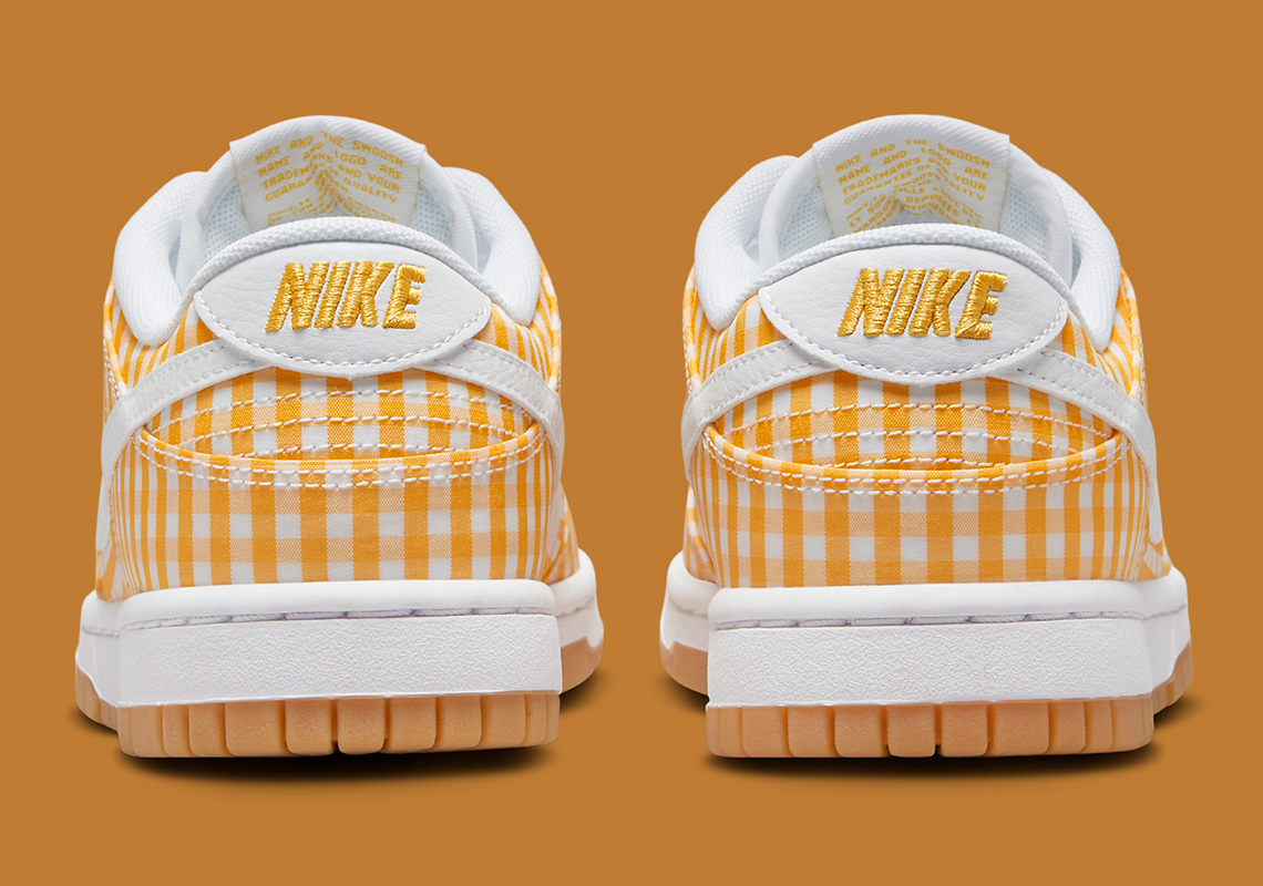 Nike Dunk Low 'Yellow Gingham': Phối màu hè tươi sáng như kẹo bông gòn - 5