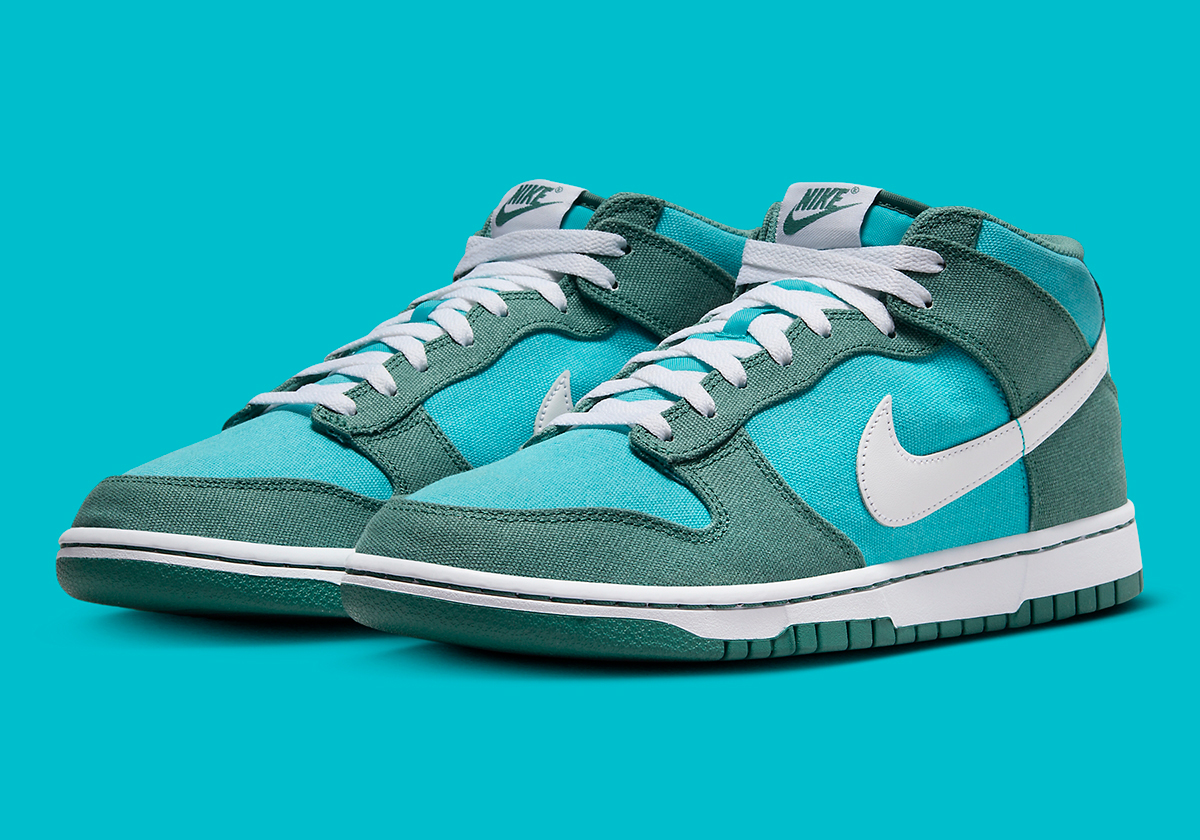 Nike Dunk Mid Canvas 'Dusty Cactus': Sự Trở Lại Đầy Bất Ngờ - 1