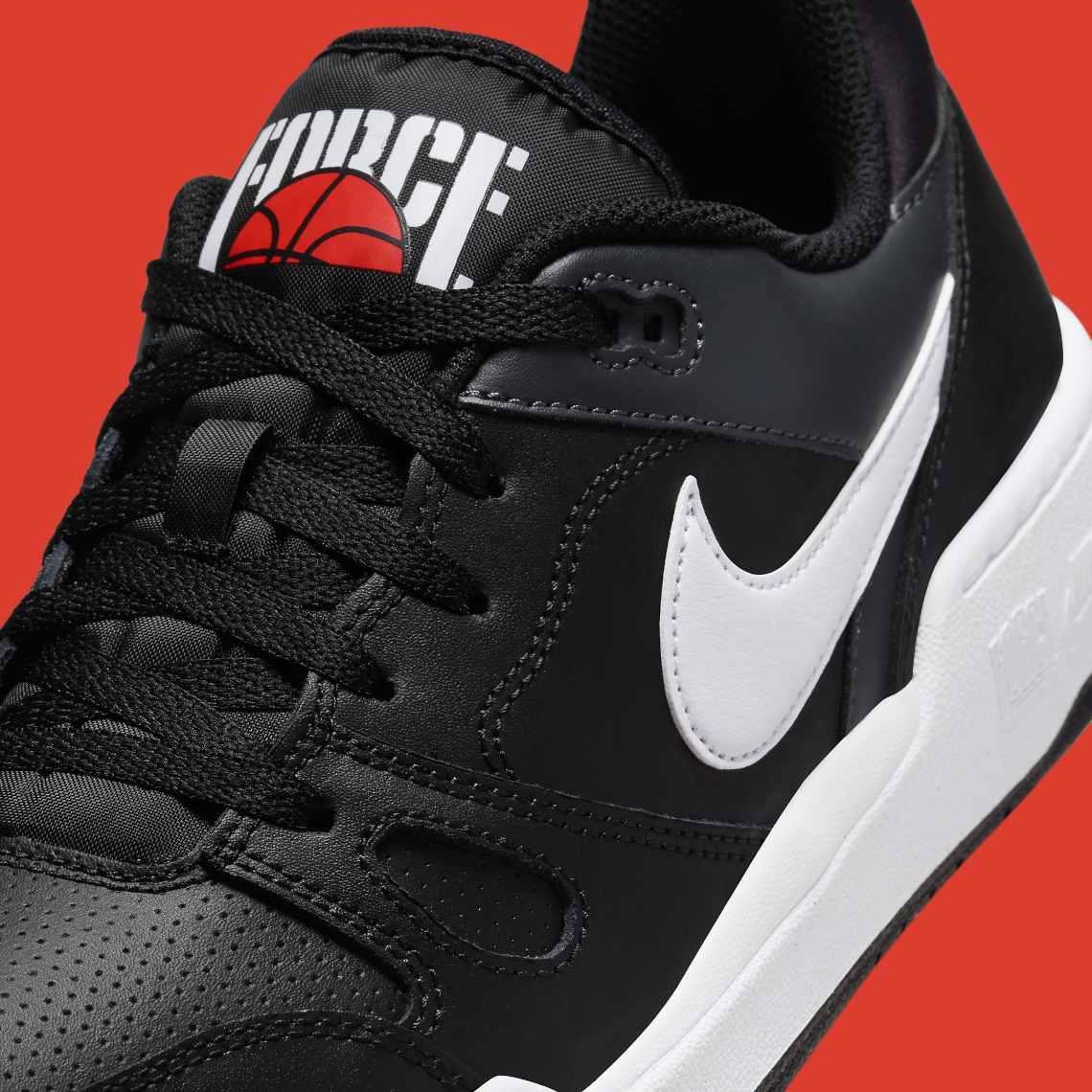 Nike Full Force Low Black/Whi - 7