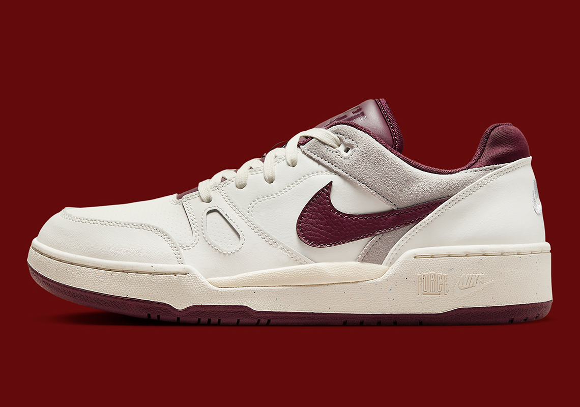 Nike Full Force Low: Hồi Sinh Phong Cách Retro với Phối Màu Burgundy - 1