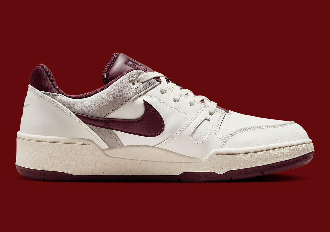 Nike Full Force Low: Hồi Sinh Phong Cách Retro với Phối Màu Burgundy - 10